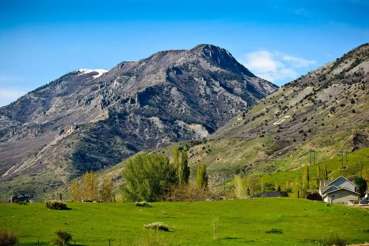 Wasatch foothills above Lindon, UT